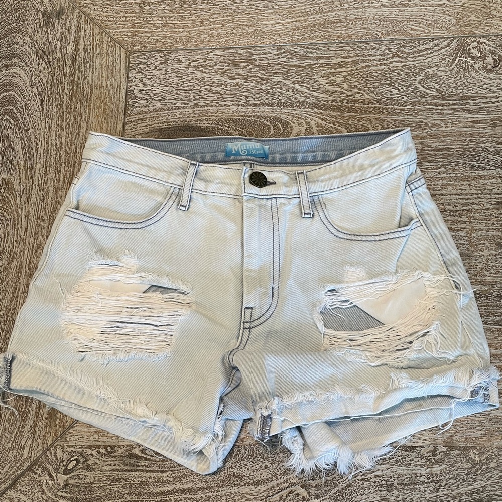 Light wash denim